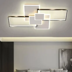 LAMPADARIO SOFFITTO LED 83 W PLAFONIERA TRE COLORAZIONE MODERNA BLUETOOTH C67-3C