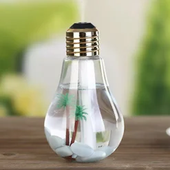 LAMPADINA DIFFUSORE UMIDIFICATORE PER AMBIENTI LED RGB AROMATERAPIA CROMOTERAPIA