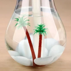 LAMPADINA DIFFUSORE UMIDIFICATORE PER AMBIENTI LED RGB AROMATERAPIA CROMOTERAPIA