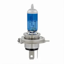 LAMPADINA LAMPADA H4 ALOGENA PER MOTO AUTO 60/55W 12V LUCE BIANCO FREDDO H4-BX02