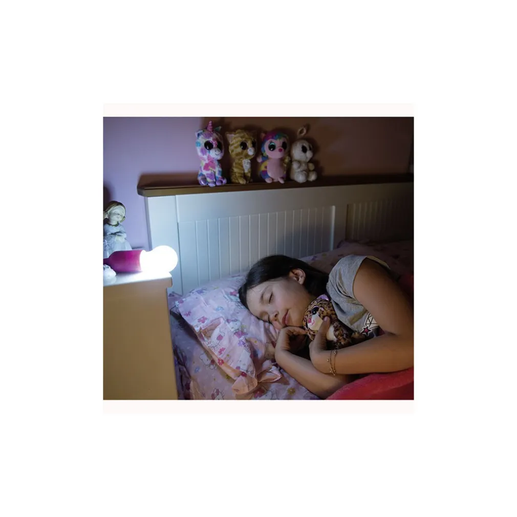 LAMPADINA LAMPADA LUCE A LED A BATTERIE PORTATILE ANTIURTO CON CORDA SENZA FILI