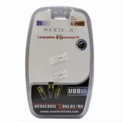 LAMPADINE DI POSIZIONE T5 MAXTECH L-P085 LAMPADINE ULTRA LUMINOSE AUTO 12V 2WATT