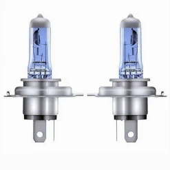 LAMPADINE PER AUTO H4 60/55W 12V LUCE BIANCA ALOGENA DI RICAMBIO MAXTECH H4-B001