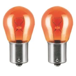 LAMPADINE POSIZIONE AUTO BAU15S PY21W 12V 21W LUCE CALDA ALOGENA NO CANBUS LP112