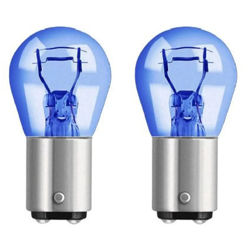 LAMPADINE POSIZIONE AUTO BAY15D/P21-5W 12V LUCE FREDDA ALOGENA NO CANBUS L-P105