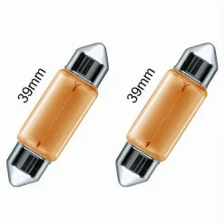 LAMPADINE POSIZIONE SV8.5 39 MM 12V 5 W AUTO NO CANBUS LUCE CALDA ALOGENA L-P144