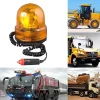 LAMPEGGIANTE SEGNALATORE EMERGENZA ROTANTE CALAMITA MAGNETICO AUTO TRATTORE 12V