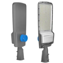 LAMPIONE ARMATURA STRADALE LED 100W CON SENSORE CREPUSCOLARE FREDDO 6500K IP65 RX-100W-F