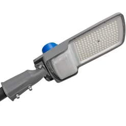 LAMPIONE ARMATURA STRADALE LED 100W CON SENSORE CREPUSCOLARE FREDDO 6500K IP65 RX-100W-F
