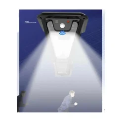 LAMPIONE LAMPADA LUCE SOLARE GIARDINO A LED SU PICCHETTO CON TELECOMANDO SENSORE