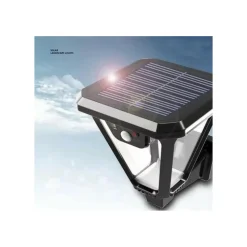 LAMPIONE LAMPADA LUCE SOLARE GIARDINO A LED SU PICCHETTO CON TELECOMANDO SENSORE