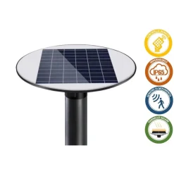 LAMPIONE LED 100W CON PANNELLO ENERGIA SOLARE IP65 SENSORE MOVIMENTO SO-GD-100W