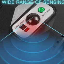 LAMPIONE SOLARE DA 10000 LUMEN CON SENSORE DI MOVIMENTO E TELECOMANDO A LED IP65