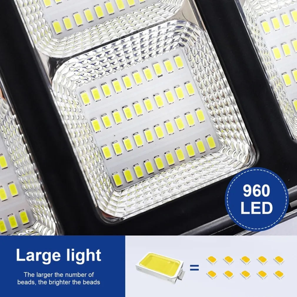 LAMPIONE SOLARE 6500K ILUMINAZIONE STRADALE PER CAMPI DA BASKET STRADE PARCHI GIOCHI