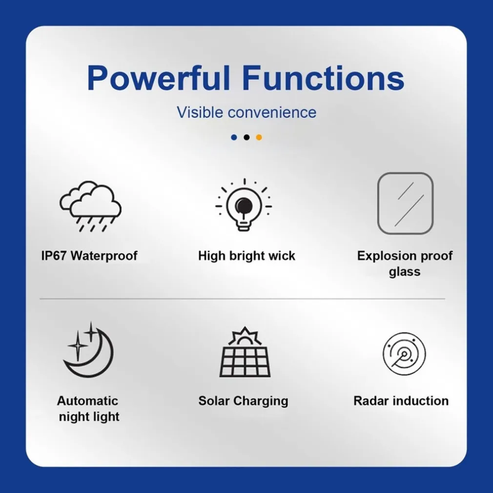 LAMPIONE SOLARE 6500K ILUMINAZIONE STRADALE PER CAMPI DA BASKET STRADE PARCHI GIOCHI