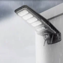 LAMPIONE SOLARE SENSORE DI MOVIMENTO E TELECOMANDO CON TELECAMERA IP INTEGRATA