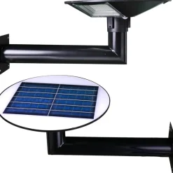 LAMPIONE SOLARE UFO A LED 1500LMN PER ESTERNO IP65 150W CON SENSORE DI MOVIMENTO