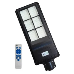 LAMPIONE STRADALE FARO A LED 180W CON PANNELLO SOLARE TELECOMANDO FB-99180