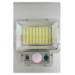 LAMPIONE STRADALE FARO FARETTO ENERGIA SOLARE LED FOTOVOLTAICO LUCE 150W JD19150