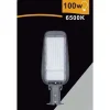 LAMPIONE STRADALE LED 100 W 9000LM GRIGIO IP65 LUCE BIANCO FREDDO 6500K RL02-100W