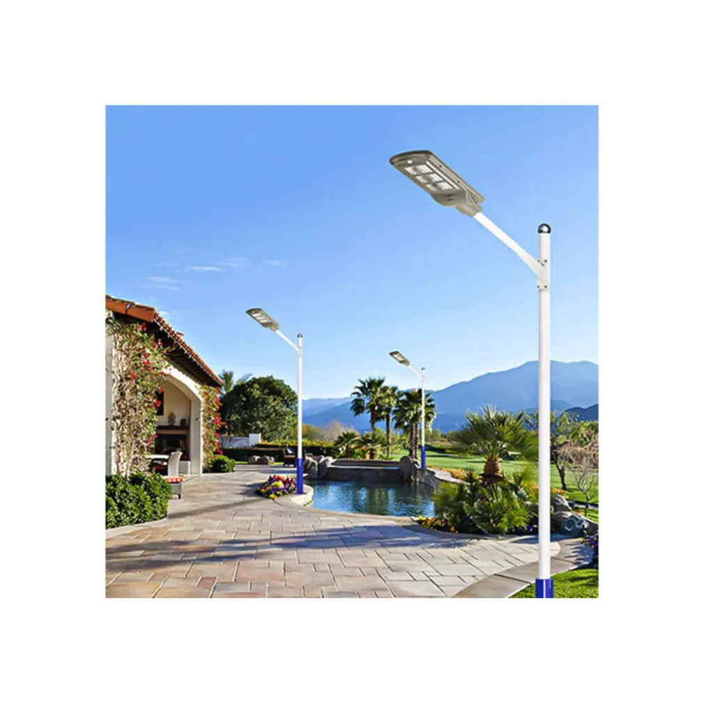 LAMPIONE STRADALE LED 120 W PANNELLO SOLARE FOTOVOLTAICO CON TELECOMANDO LUCE