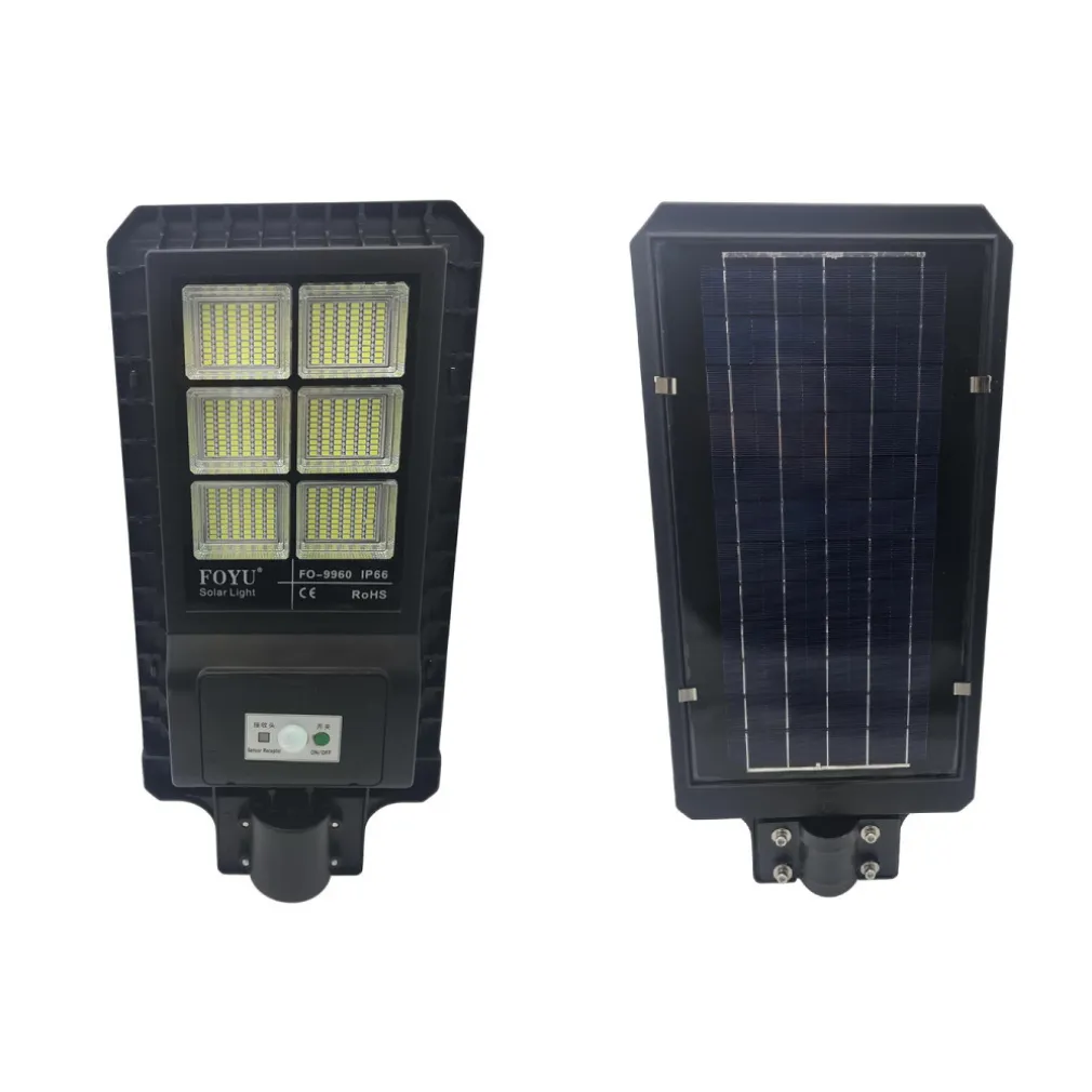 LAMPIONE STRADALE LED 180 W PANNELLO SOLARE FOTOVOLTAICO CON TELECOMANDO LUCE
