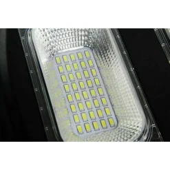 LAMPIONE STRADALE 120LED 120W PANNELLO FOTOVOLTAICO ENERGIA SOLARE ESTERNO IP65