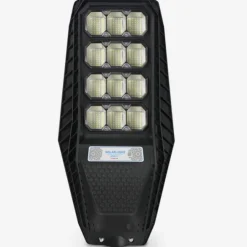 LAMPIONE STRADALE LUCE ENERGIA SOLARE LED 200WATT SENSORE PIR STAFFA TELECOMANDO