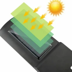 LAMPIONE STRADALE PANNELLO SOLARE 213 LED CON SENSORE DI MOVIMENTO E TELECOMANDO