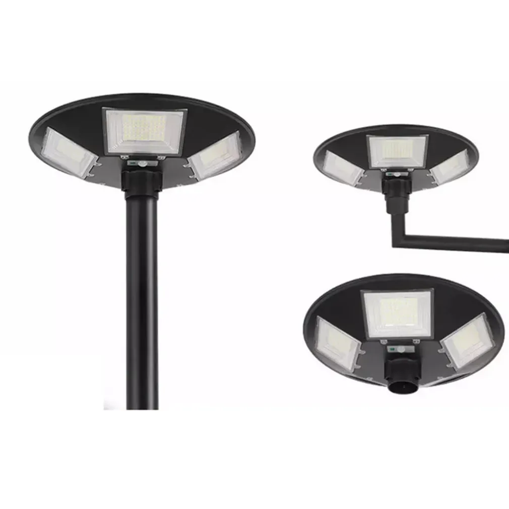 LAMPIONE UFO LED SOLARE 350W SENSORE MOVIMENTO CREPUSCOLARE LUCE FREDDA 6500K IP65