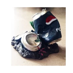 LATTINA LATTINE BIBITA SOTTOMARINO ORNAMENTO ACQUARIO SENZA TUBICINO CON FORO