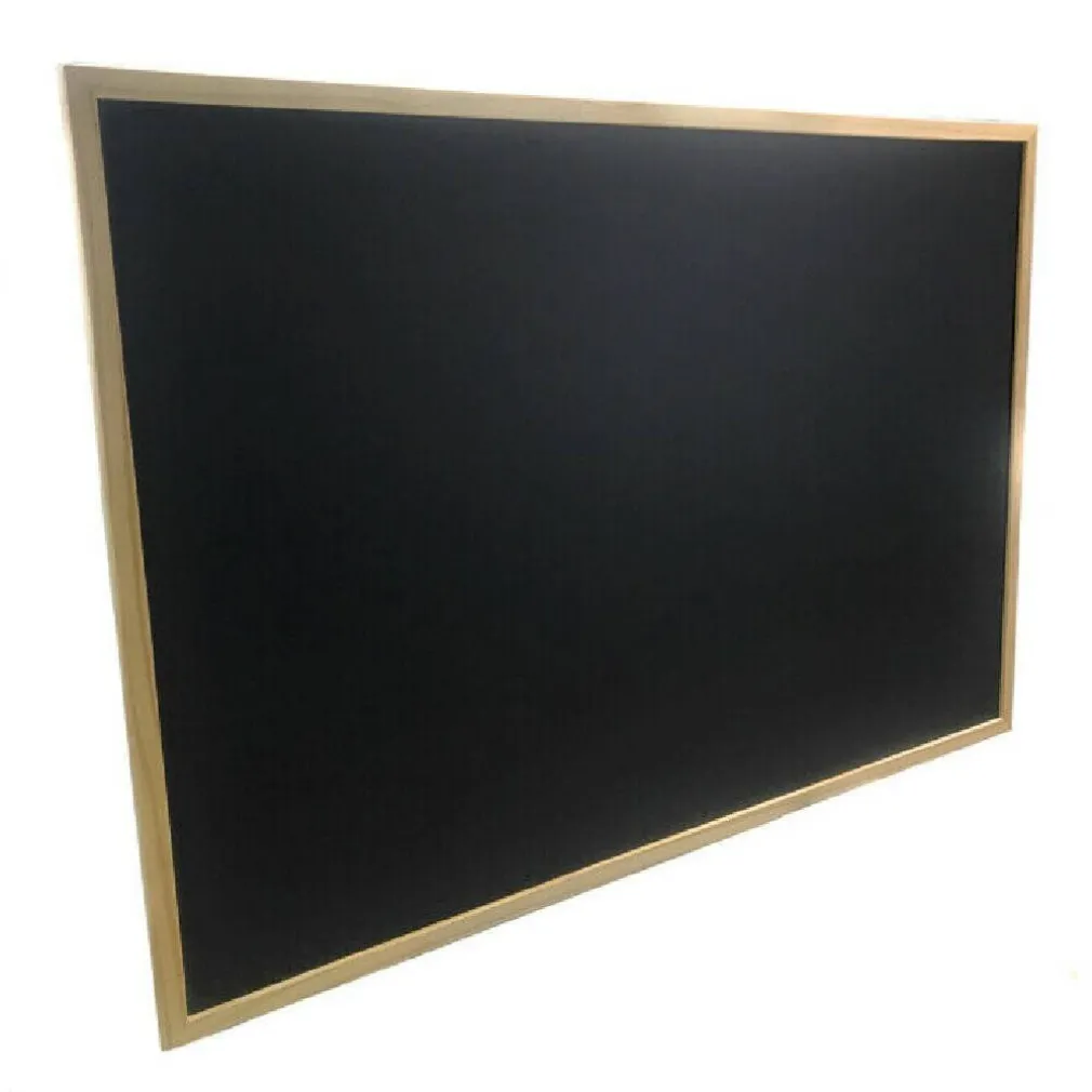 LAVAGNA CON CORNICE IN LEGNO SCRIVIBILE CON GESSETTI GIOCO BAMBINI 50X70 CM