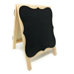 LAVAGNA IN ARDESIA BIFACCIALE ESPOSITORE PUBBLICITARIO MENU RISTORANTI 53934A