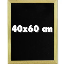 LAVAGNA NERA PER GESSETTO 40 X 60 CM LAVAGNETTA CASA UFFICIO SCUOLA