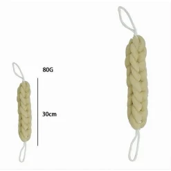 LAVASCHIENA SPUGNA RETE ESFOLIANTE BAGNO DOCCIA A TRECCIA SCRUBBER 79591 GIALLA