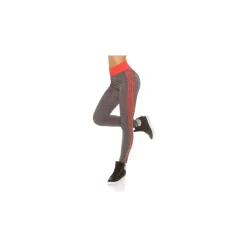 LEGGINGS DA DONNA MODELLANTI UNICA TAGLIA DA 40 A 48 DA SPORT E PALESTRA F3802