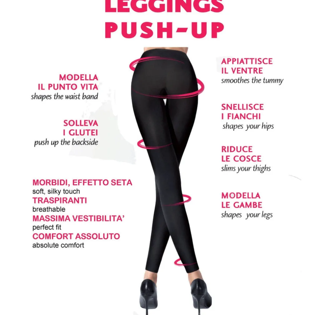 LEGGINGS DONNA PANTACOLLANT NERO BLU GRIGIO PANTALONE DONNA ALZA GLUTEI