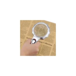 LENTE INGRANDIMENTO CON 6 LED DIAMETRO 75 MM 4X IN VETRO RIPARAZIONI