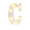 LETTERA C LUMINOSA CON LUCI LED A BATTERIA DECORAZIONI PER LA CASA DIM. 22 CM