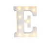 LETTERA E LUMINOSA CON LUCI LED A BATTERIA DECORAZIONI PER LA CASA DIM. 22 CM