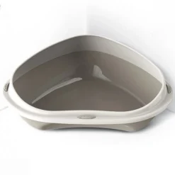 LETTIERA LETTIERE PER GATTI GATTO AD ANGOLO IGIENE TOELETTATURA BORDI RIALZATI