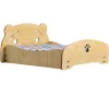 LETTO CUSCINO PER CANI GATTI ANIMALI DOMESTICI DUREVOLE IN LEGNO 47 X 42 X 23CM