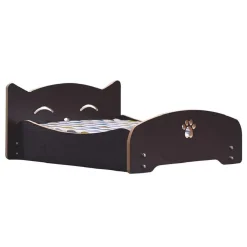 LETTO PER GATTI CANI ANIMALI PICCOLA MEDIA TAGLIA IN LEGNO UNIVERSALE 57X47X23CM