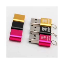 LETTORE DI MEMORIA MEMORY CARD READER USB 2.0 T-FLASH ADATTATORE PER PC NOTEBOOK