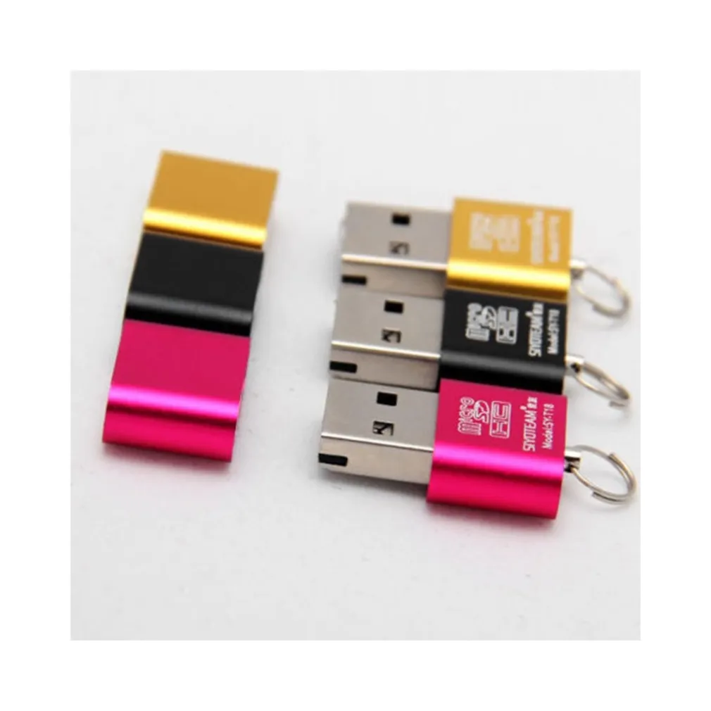 LETTORE DI MEMORIA MEMORY CARD READER USB 2.0 T-FLASH ADATTATORE PER PC NOTEBOOK