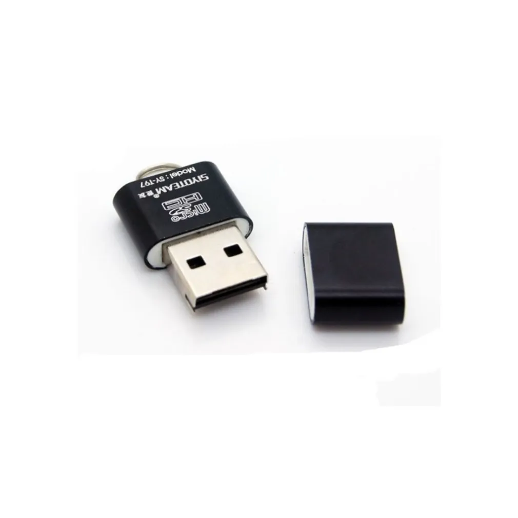 LETTORE DI MEMORIA MEMORY CARD READER USB 2.0 T-FLASH ADATTATORE PER PC NOTEBOOK