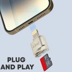 LETTORE DI SCHEDE MICRO-SD / TRANSFLASH VERSO LIGHTNING VELOCITÀ 480MBPS OTG458