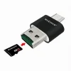 LETTORE SCHEDA OTG2.1 USB2.0 MICRO SD COMPATIBILE ENTRATA TYPE-C MAXTECH LTO-SM04