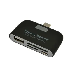 LETTORE SCHEDE CARD READER OTG MICROUSB PER SMARTPHONE ANDROID