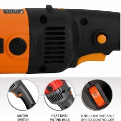 LEVIGATRICE A RULLO SPAZZOLATURA SATINATURA METALLI SMERIGLIATRICE 1900W MOD 120